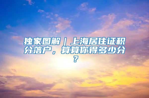 独家图解｜上海居住证积分落户，算算你得多少分？