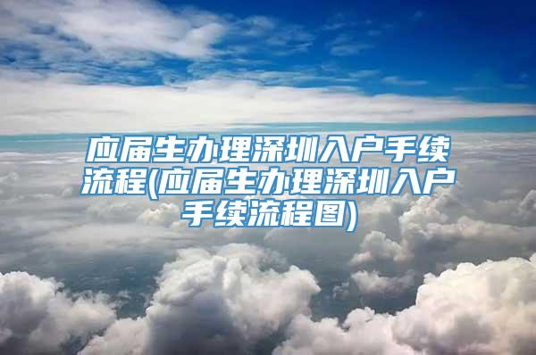 应届生办理深圳入户手续流程(应届生办理深圳入户手续流程图)