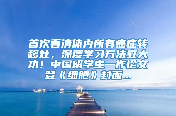 首次看清体内所有癌症转移灶，深度学习方法立大功！中国留学生一作论文登《细胞》封面...