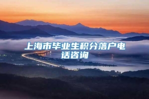 上海市毕业生积分落户电话咨询