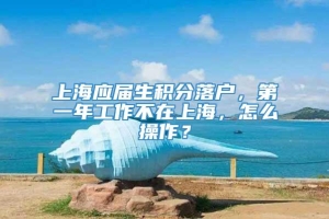 上海应届生积分落户，第一年工作不在上海，怎么操作？