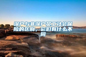 深户与非深户员工社会保险的区别，它们有什么不同