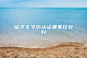 留学生学历认证哪家比较好