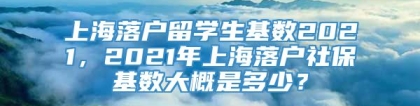 上海落户留学生基数2021，2021年上海落户社保基数大概是多少？