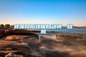 转深户后社保自动转一档吗