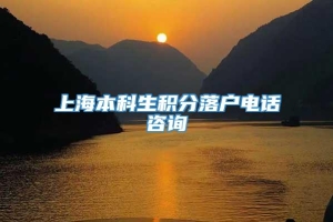 上海本科生积分落户电话咨询