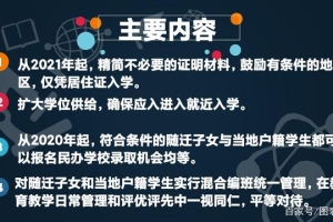 没有学区房未来也可以进重点名校？教育部鼓励仅凭居住证入学！