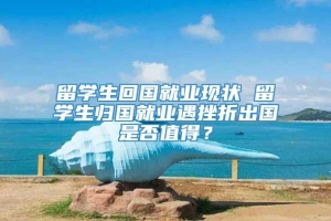 留学生回国就业现状 留学生归国就业遇挫折出国是否值得？