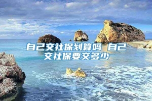 自己交社保划算吗 自己交社保要交多少