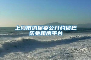 上海市消保委公开约谈巴乐兔租房平台