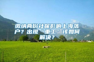 缴纳两份社保影响上海落户？出现“重工”该如何解决？