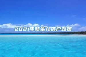 2021年新生儿落户政策