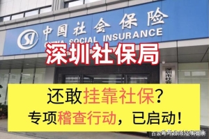 深圳社保局：还敢挂靠社保？专项稽查已启动！附个人参保攻略！