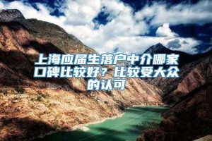 上海应届生落户中介哪家口碑比较好？比较受大众的认可