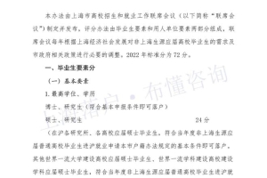 王炸！2022国内应届生落户上海新政发布！新增10万张房票？