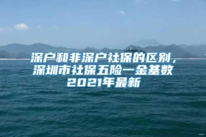 深户和非深户社保的区别，深圳市社保五险一金基数2021年最新