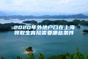 2020年外地户口在上海领取生育险需要哪些条件