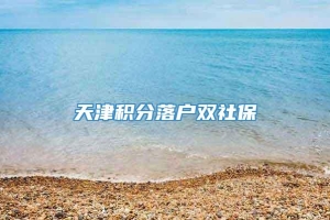 天津积分落户双社保