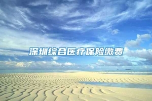 深圳综合医疗保险缴费