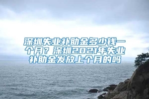 深圳失业补助金多少钱一个月？深圳2021年失业补助金发放上个月的吗