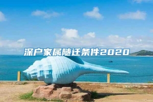 深户家属随迁条件2020