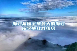 海归集团全球最大的海归留学生社群组织