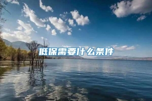 低保需要什么条件