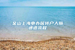 金山上海申办居转户人脉通道流程