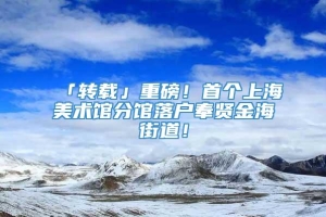 「转载」重磅！首个上海美术馆分馆落户奉贤金海街道！